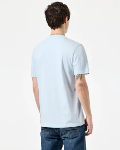 Takaji T-Shirt Ocean Wave Blue