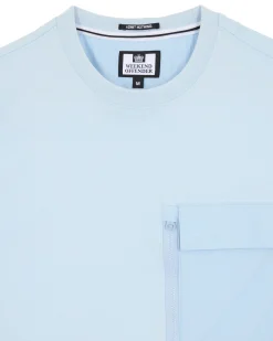Takaji T-Shirt Ocean Wave Blue
