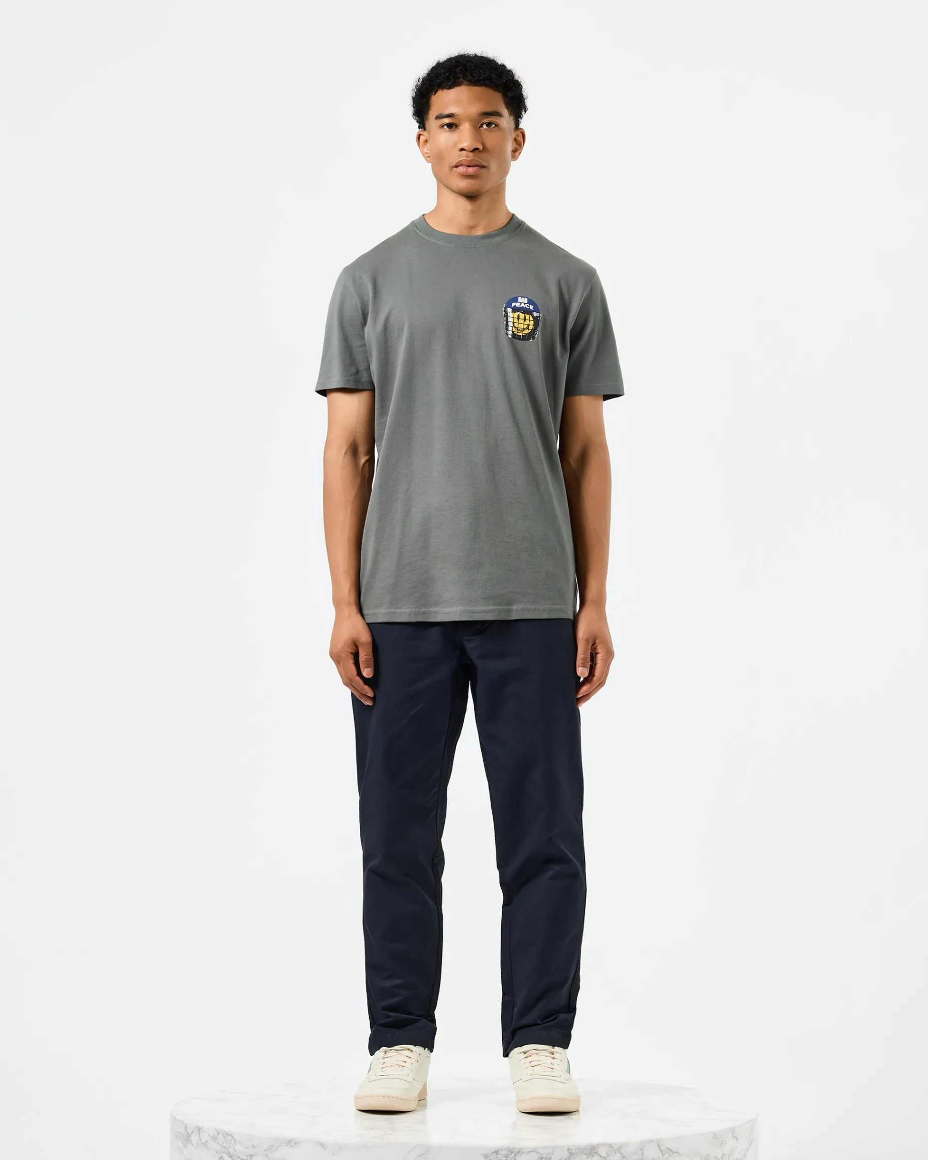 Talabot Relaxed Tailored Pants Navy