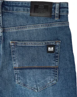 444 Tapered Washed Vintage Denim Jeans