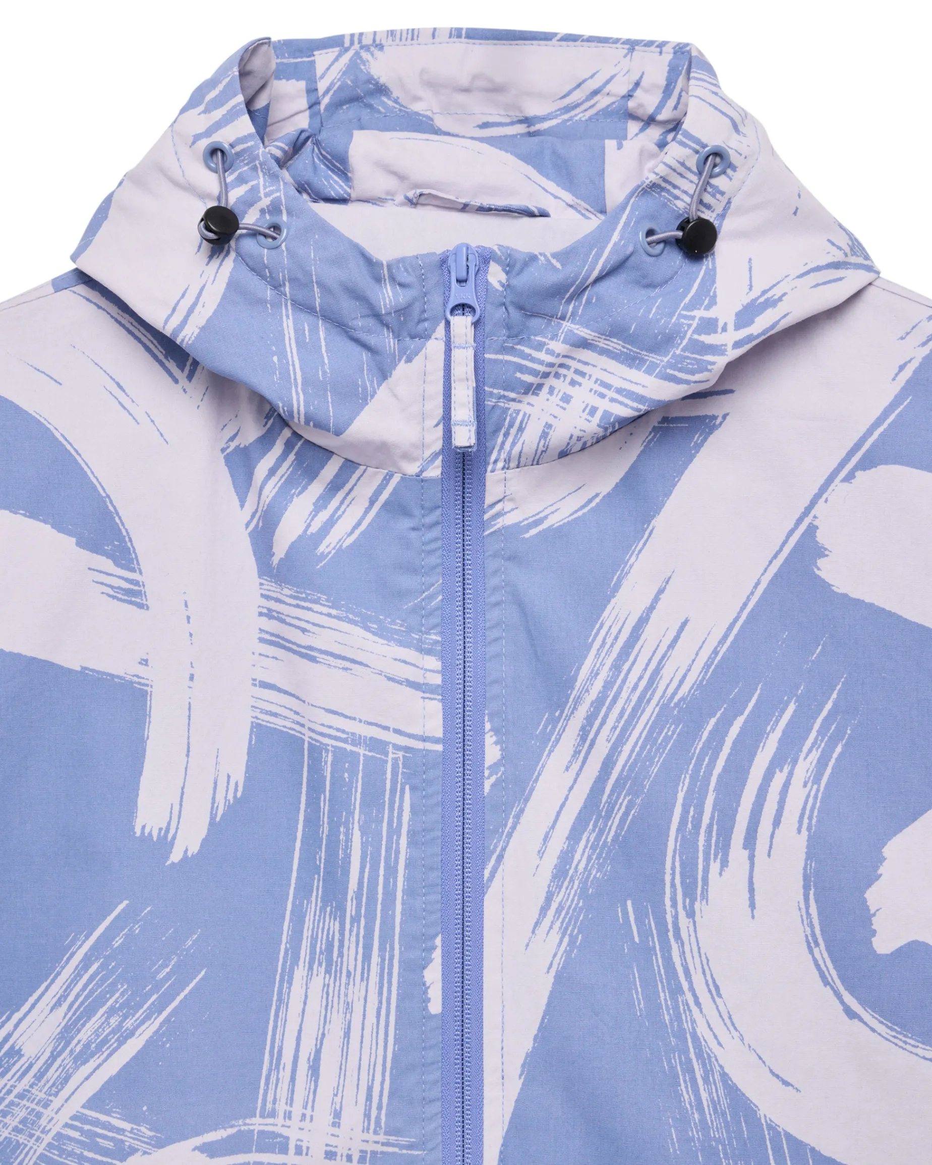 Technician Camo Cotton Jacket Cornflower Blue