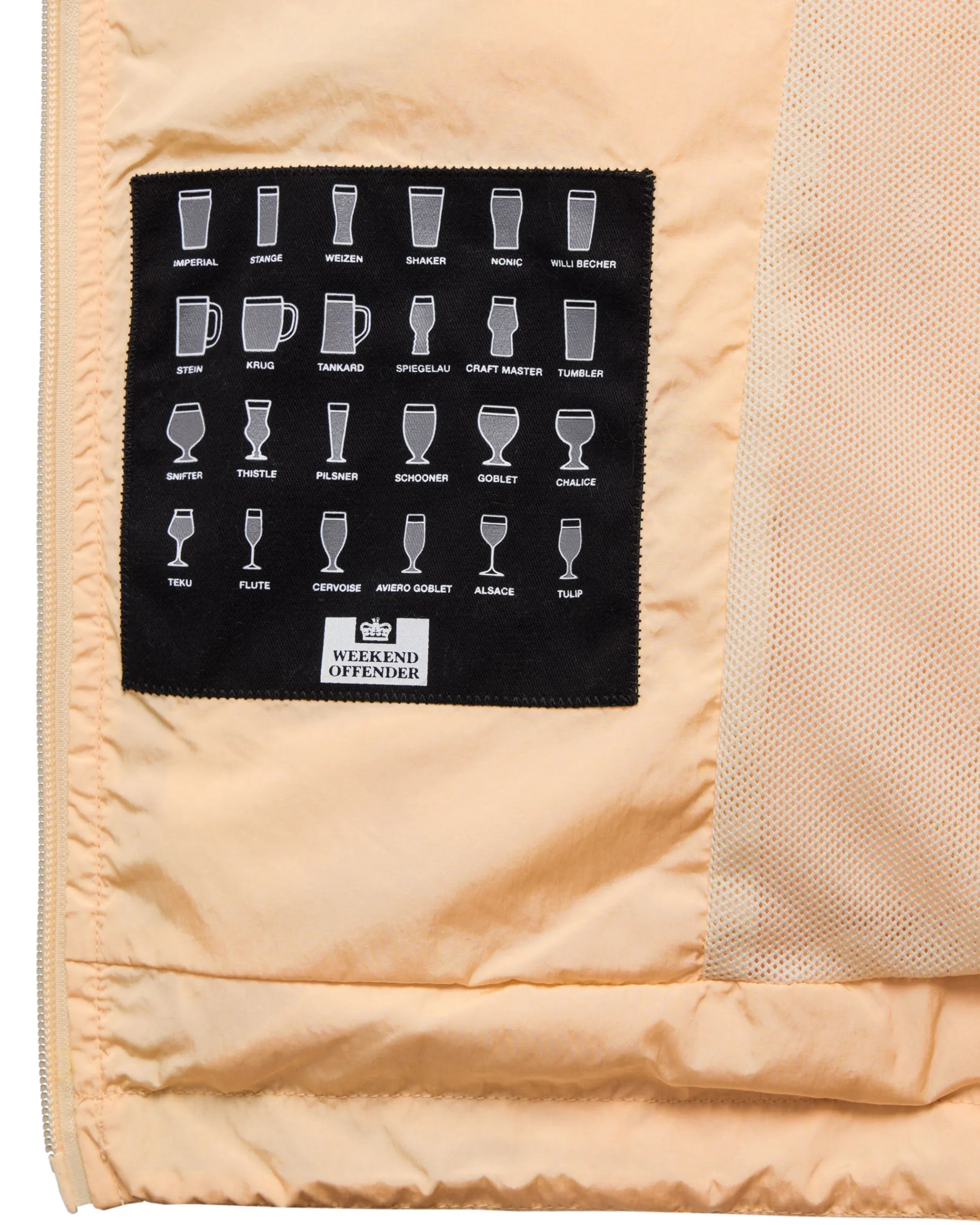 Technician Mesh Lined Jacket Deep Champagne