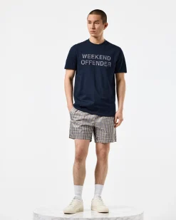 Tornaco T-Shirt Navy/Mid House Check