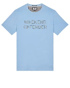 Tornaco T-Shirt Sea Marine Blue/Mid House Check