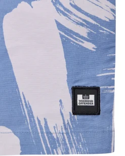 Toshima Camo Shirt Cornflower Blue