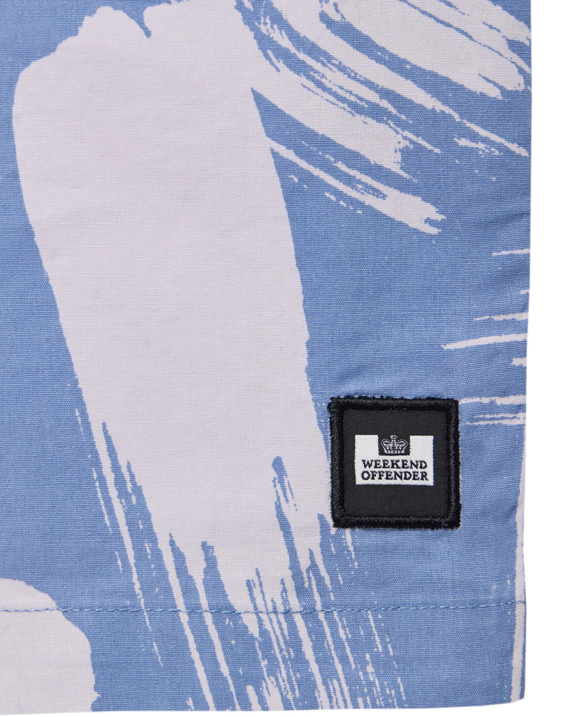 Toshima Camo Shirt Cornflower Blue