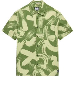 Toshima Camo Shirt Sapling Green