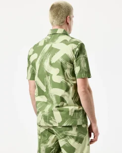 Toshima Camo Shirt Sapling Green