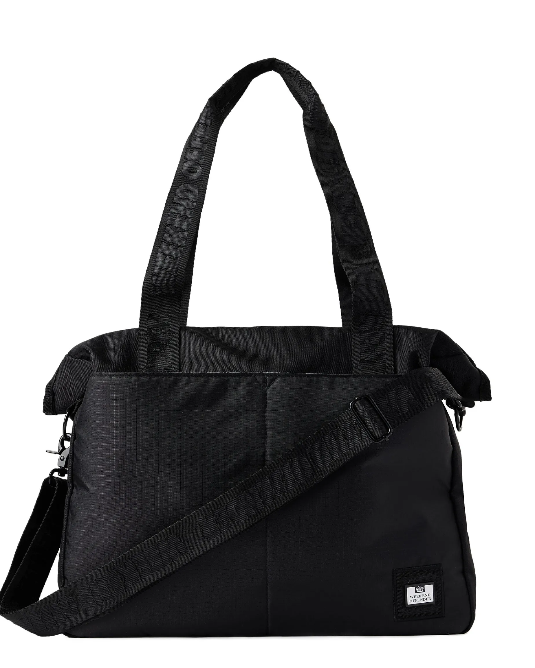 Tote Bag Black Ripstop