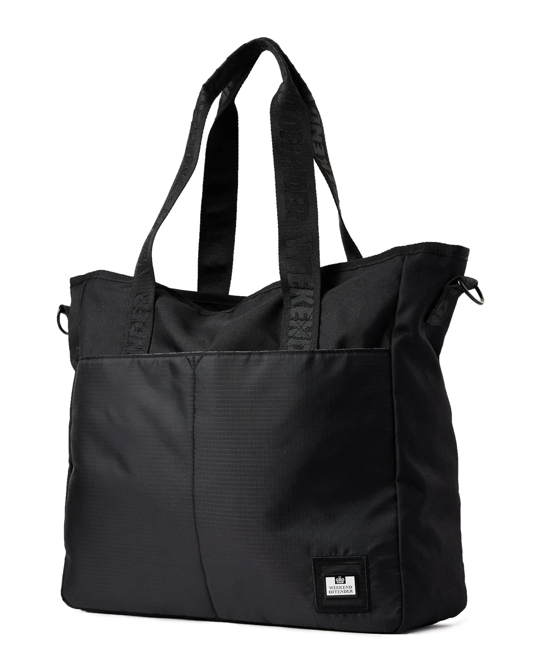 Tote Bag Black Ripstop