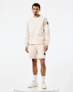 Uptown Utility Shorts Alabaster