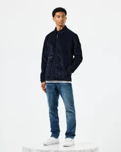 Vinnie Cord Over-Shirt Navy