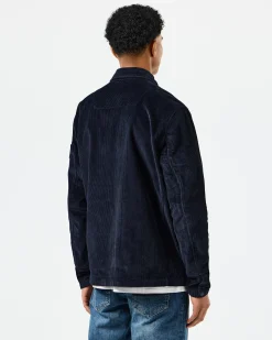 Vinnie Cord Over-Shirt Navy