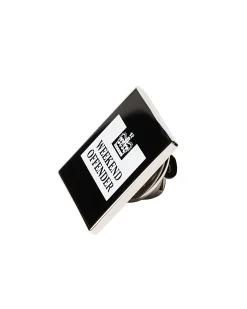 Weekend Offender Square Pin Badge