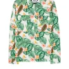 White Lotus Over-Shirt White Lotus Print