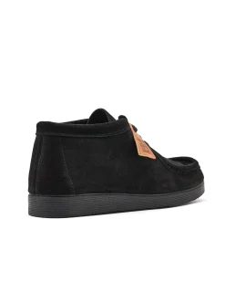 WO x Veras Leon Moccasin Boot Black