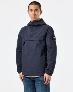 Wynwood Quarter Zip Over-Top Navy