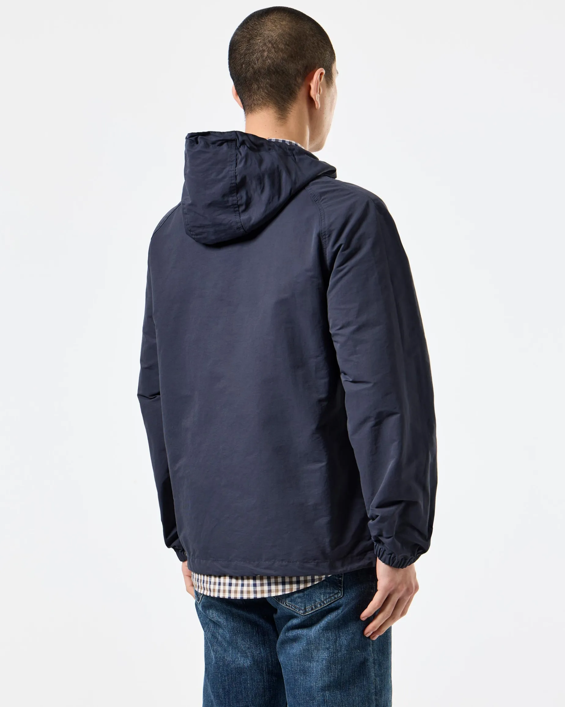Wynwood Quarter Zip Over-Top Navy