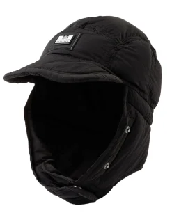 Zabit Peaked Trapper Hat Black
