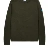 Zagreb Knitted Wool Sweater Castle Green
