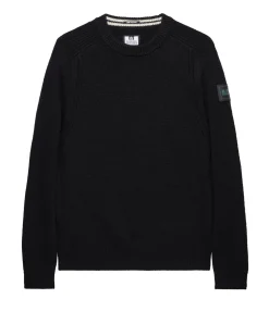 Zagreb Knitted Wool Sweater Black