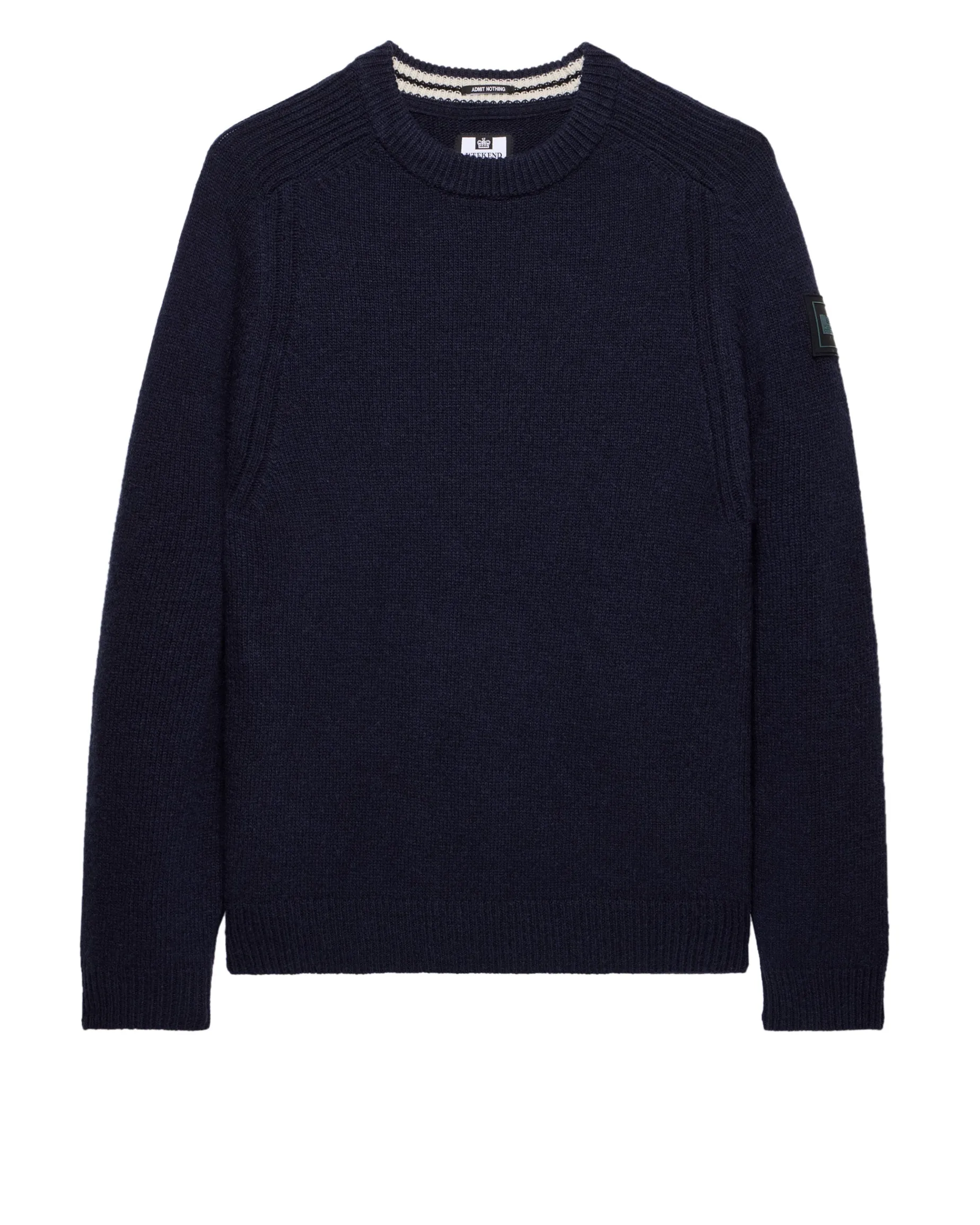 Zagreb Knitted Wool Sweater Navy