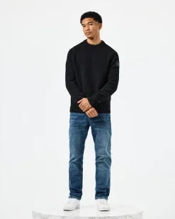 Zagreb Knitted Wool Sweater Black