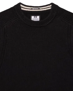 Zagreb Knitted Wool Sweater Black
